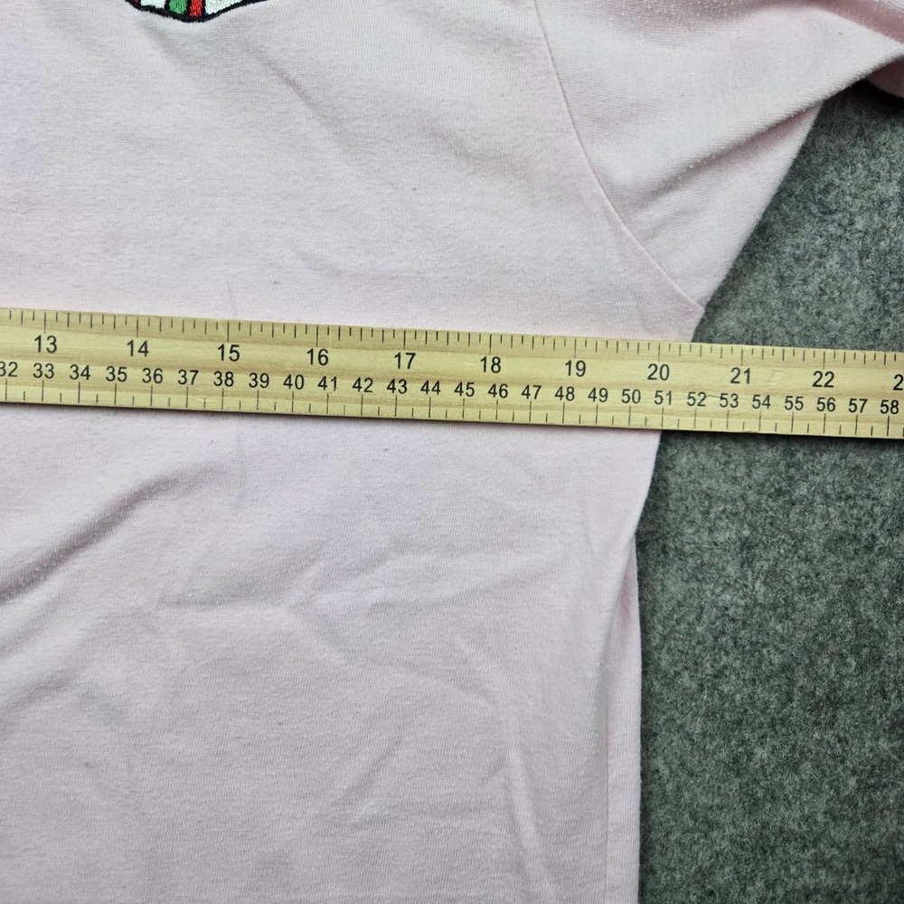Vtg 80s Disney Polo Shirt Adult Medium Pink Mickey Mouse Epcot Center Pastel - Picture 5 of 7